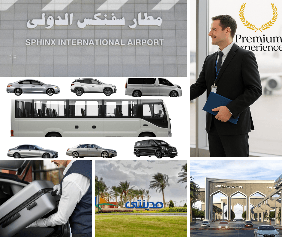 Sphinx International Airport - VIP Meet & Greet + Premium Private Transfer to New Administrative Capital & Madinty Hotels