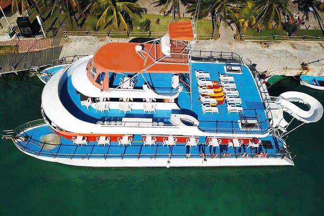 Sightseeing, Snorkeling, and Dancing Catamaran Cruise from Cancun