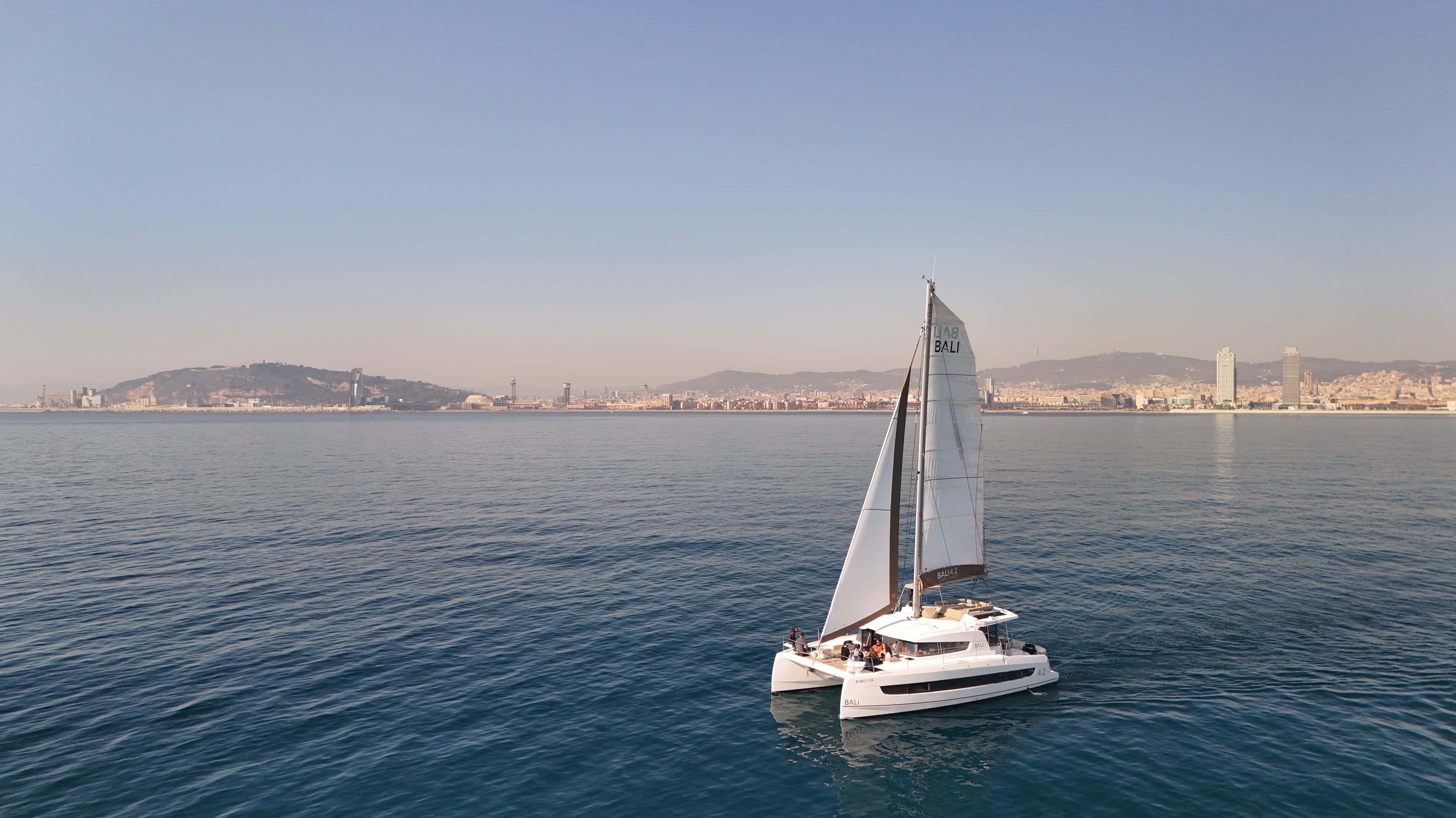 4 HOURS (BALI 4.2) - private luxury catamaran Barcelona