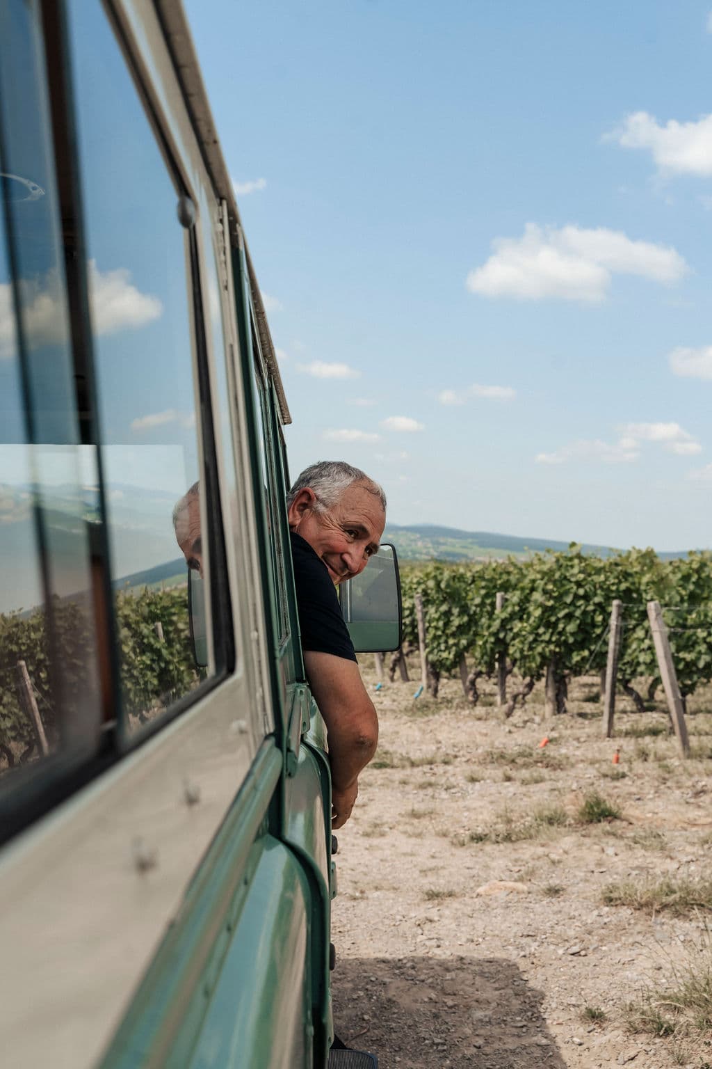Half Day Private Tour of Beaujolais by train and vintage Land Rover from Lyon
