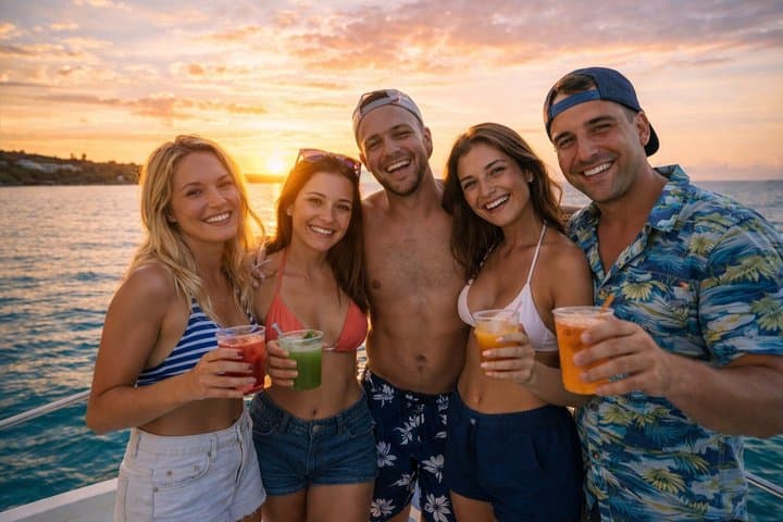 Puerto Plata Catamaran Party Cruise with Snorkel & Open Bar