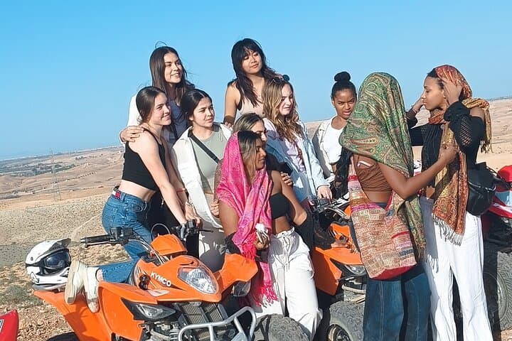 Quad Biking & Camel Ride in Agafay Desert with Dinner Show 