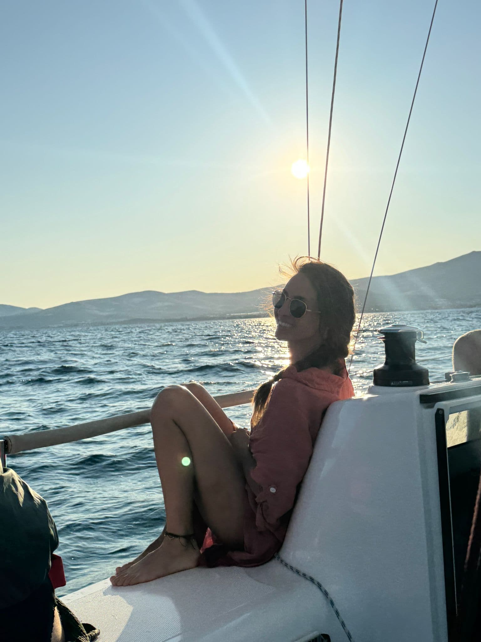 Sunset sailing