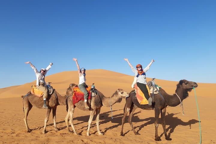 3 Days Tour From Fes To Marrakech Via Merzouga Dunes, Camel Trek 