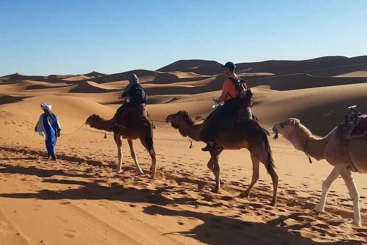 Two Nights in Merzouga Desert Private Tents With Camel ride Jeep 