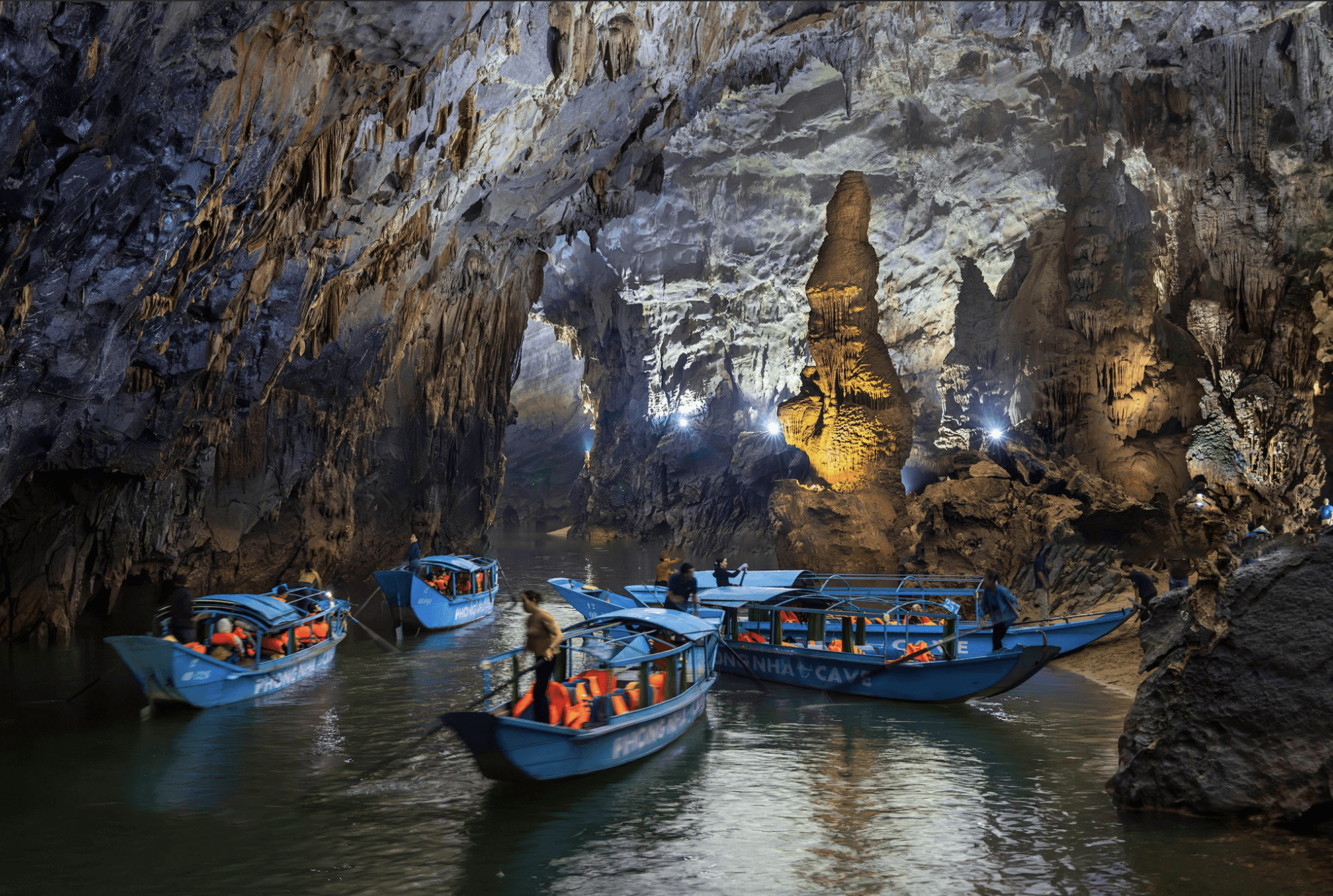 Phong Nha Cave and Tien Son Cave Guided Tour From Dong Hoi