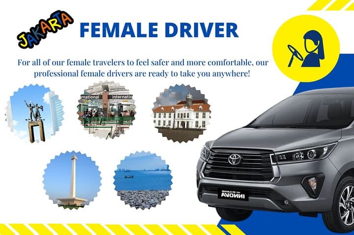 Jakarta Female Driver Car Charter