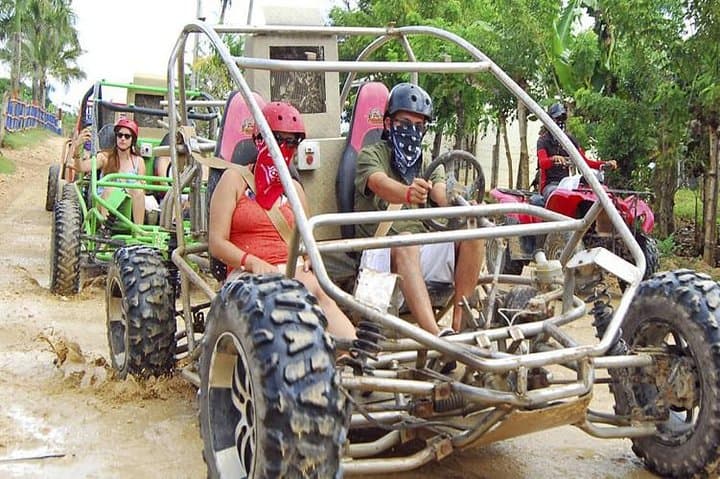 Punta Cana Buggy + Cave Dip, Beach Swim + Party Boat & Snorkel 