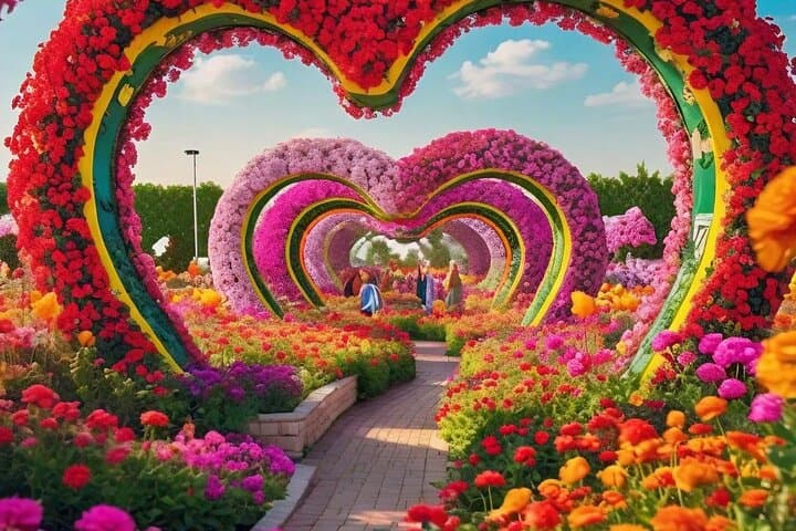 Miracle Garden and Global Village Tickets with Transfers 