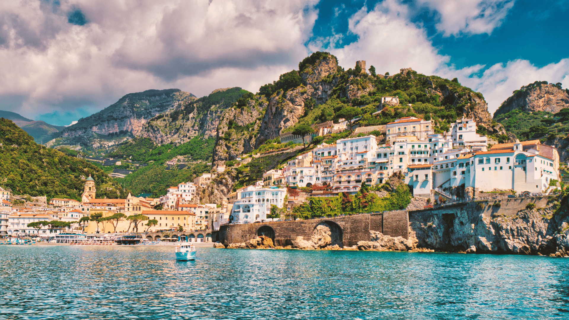 Amalfi Coast Group Tour from Naples: Positano, Amalfi & Ravello with Optional Boat Ride