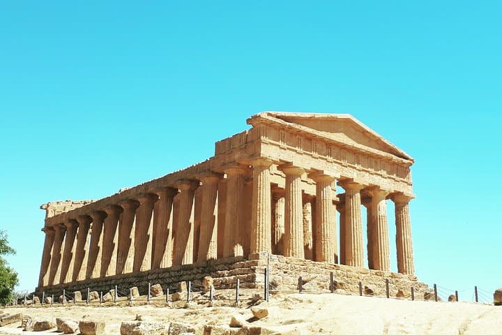 Piazza Armerina - Agrigento, Valley of Temple - Scala dei Turchi from Taormina