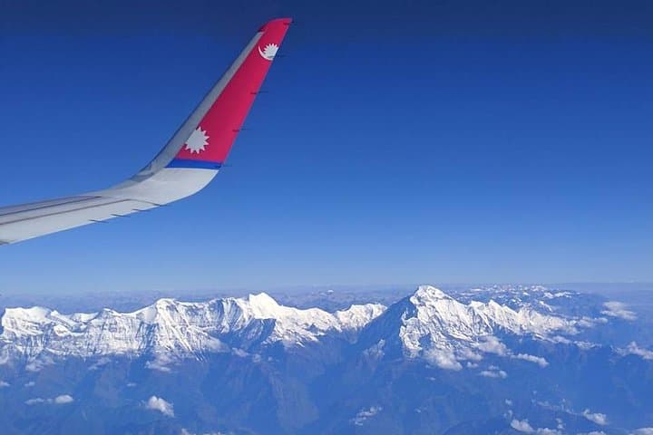 Mountain Flight – Mt. Everest Mt. Annapurna and other Mountains View via Flight 