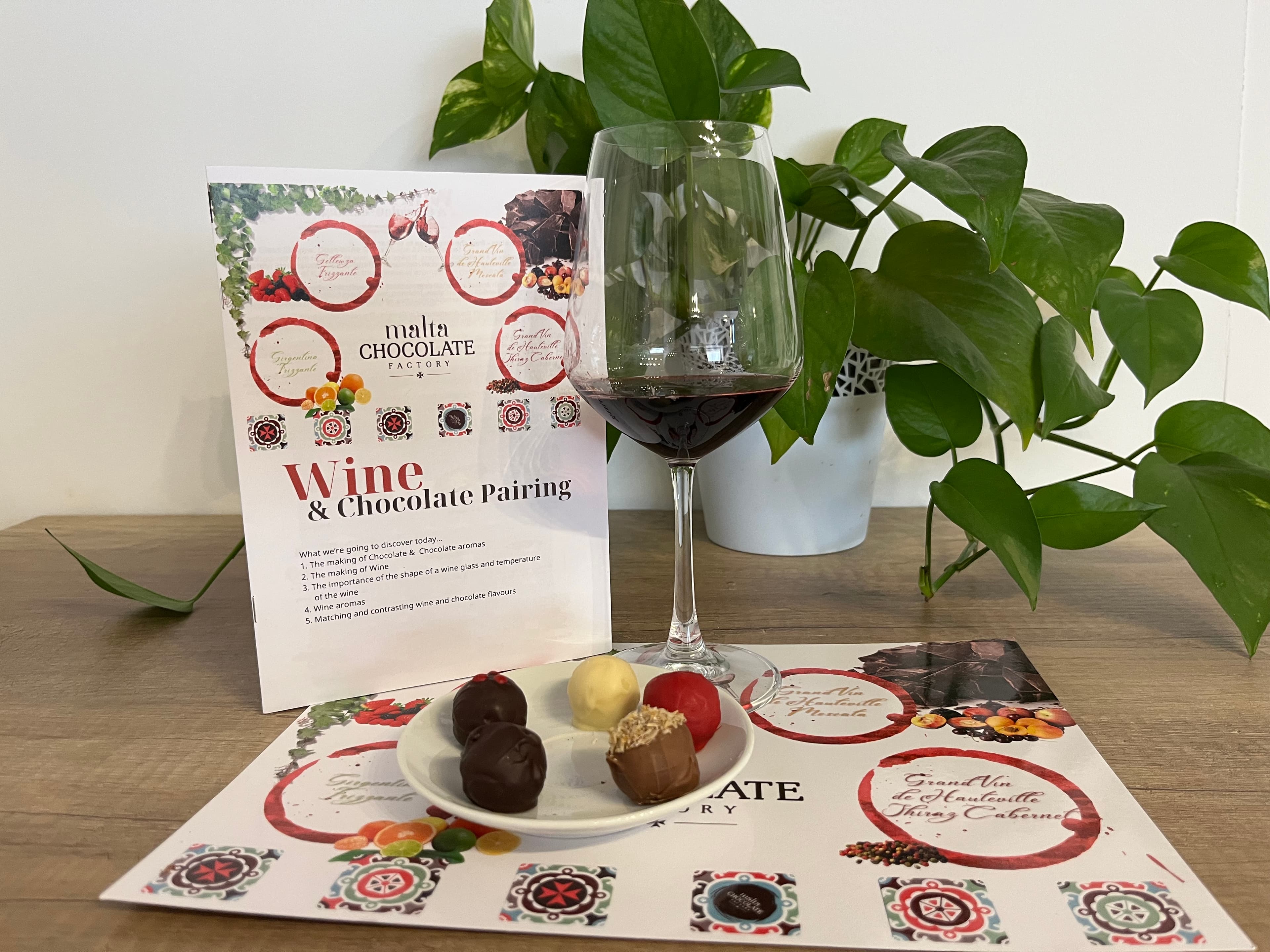 Maltese Wine & Chocolate Pairing