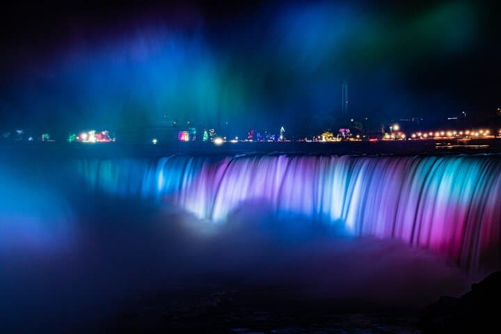 Niagara Falls Nightlight Experience with Fireworks (USA Side)