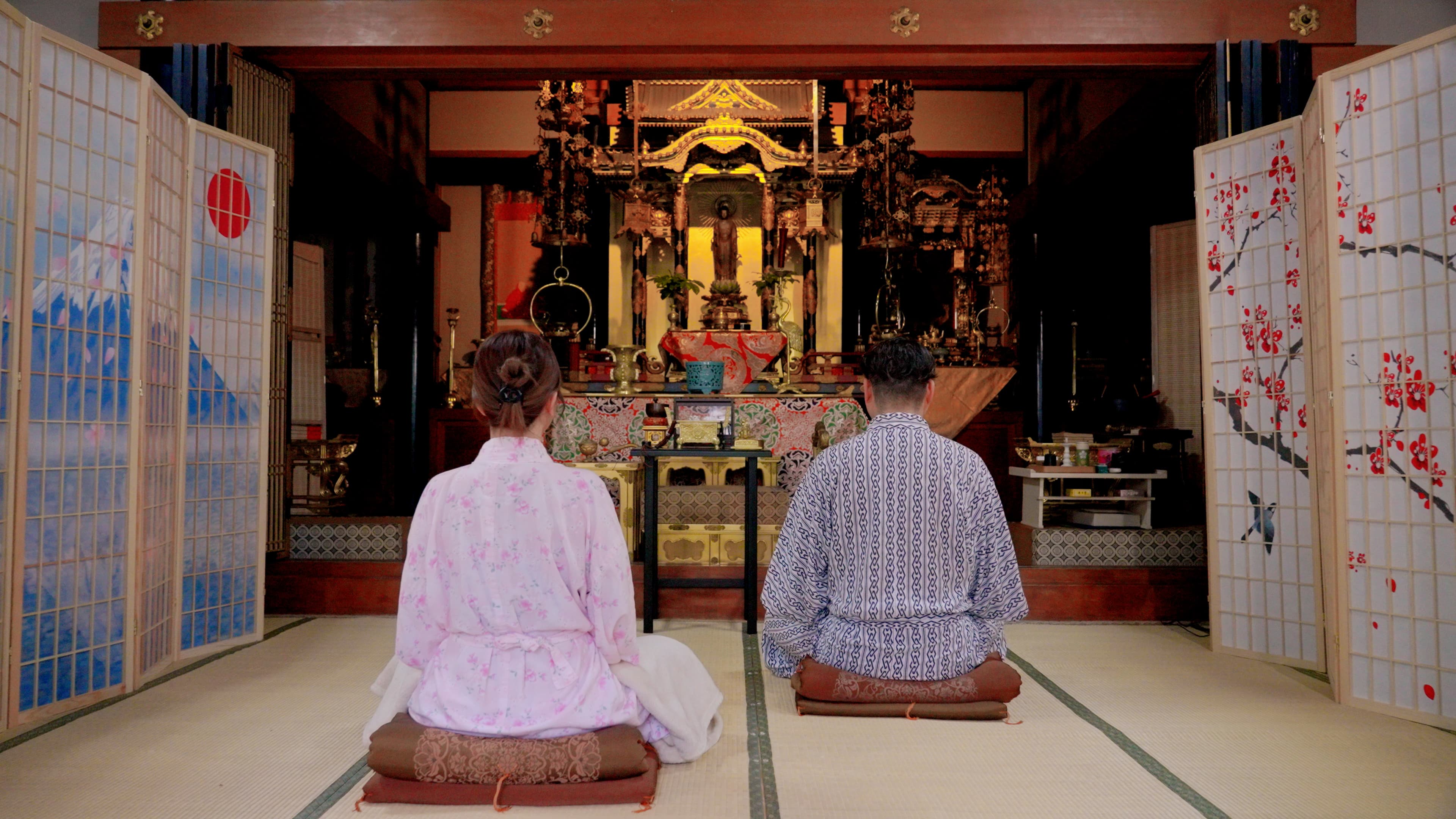 Osaka Temple :Relaxation Massage & Zen Meditation ＜90min ＞