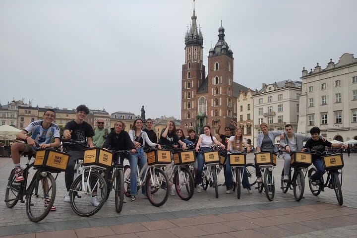 2 Hours Old Town Guided Bike Tour in Krakow