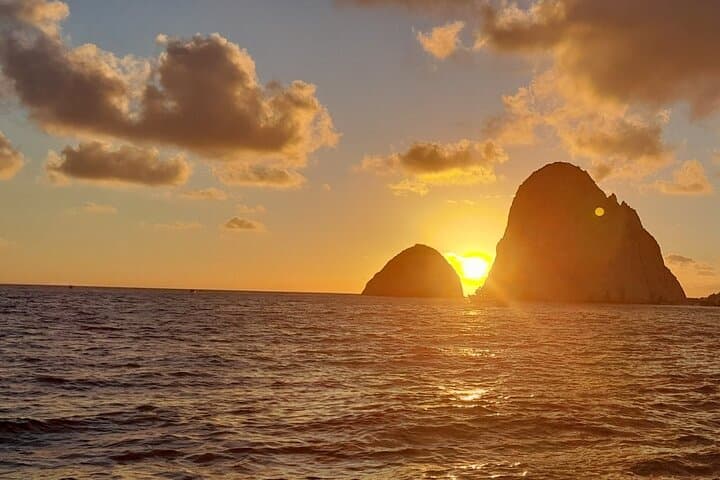 Zakynthos Sunset Cruise to Myzithres with Wine & transfer