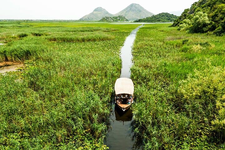 Guided Panoramic Lake Skadar Boat Tour with a Visit to Kom Monastery