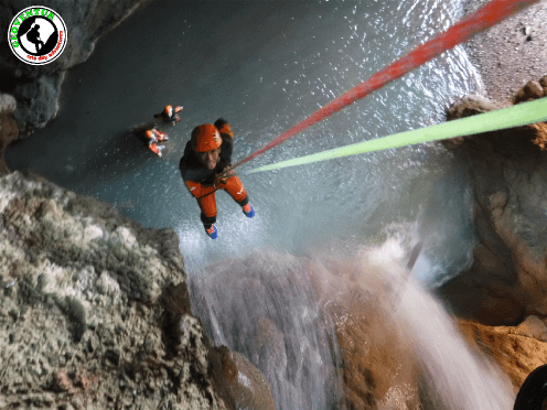 Barranco acuático en Teruel (Utrillas)