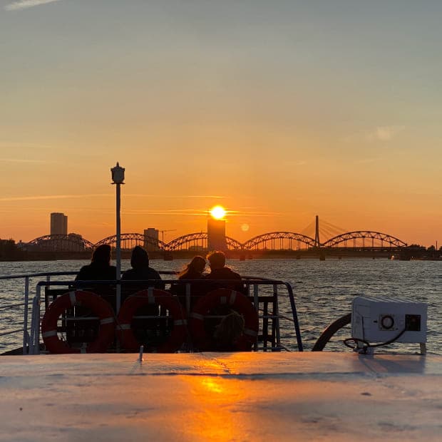 Sunset Riga River Tour - 1h - Jelgava/Liepaja boat