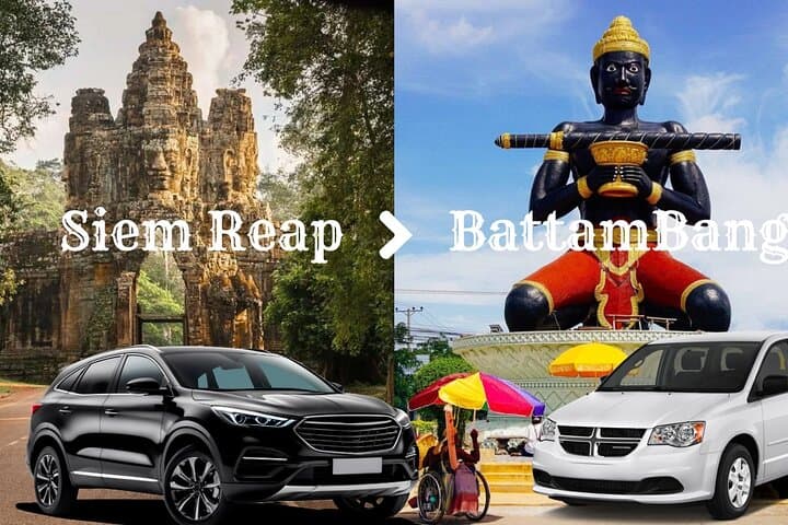 Private City Transfer from Siem Reap to Battambang Car or Van