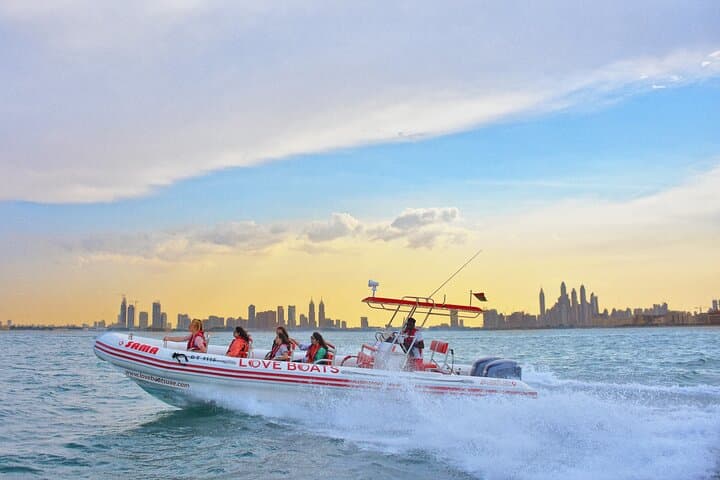 Dubai Speedboat: Marina, JBR & Ain Dubai Skyline Cruise
