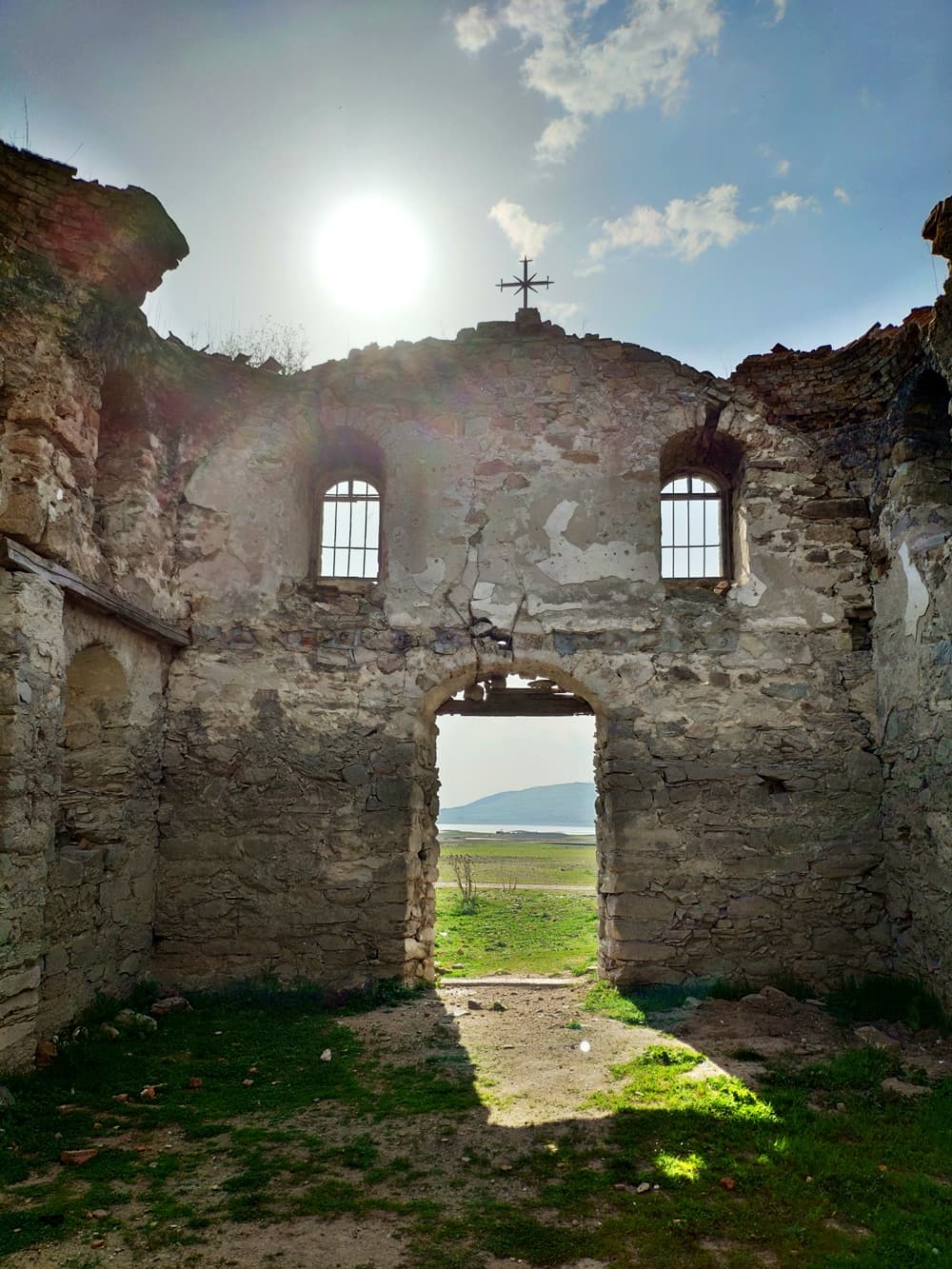 Submerged Church from a Floating House Trip