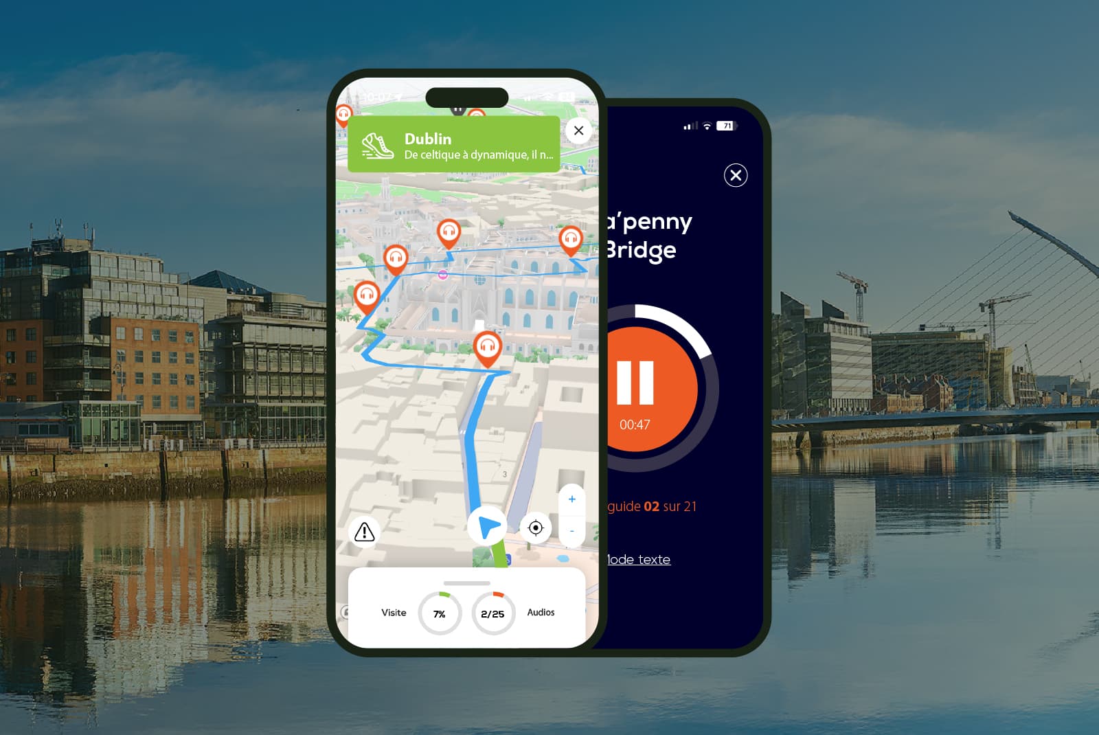 Dublin: Audio Guided Walking Tour (3:45 - 20 audio reviews)