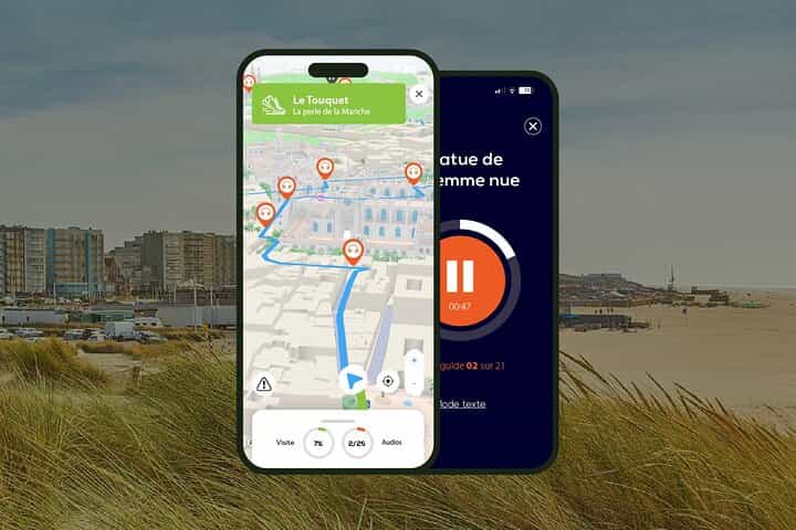 Le Touquet: 1.5 hour audio guided walking tour and 17 audio commentaries