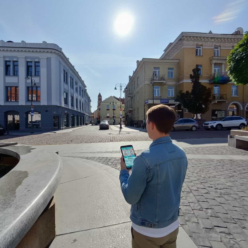 Self-Guided Secrets of Vilnius Exploration Game