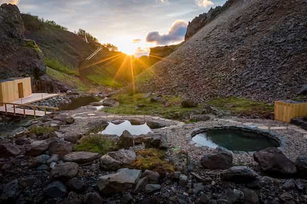 Husafell Canyon Baths Private Tour