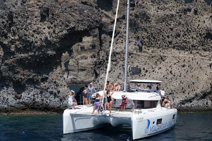 Morning Caldera Cruise with BBQ Meal and Drinks