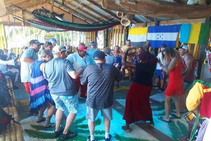 Cruise Ship Family visiting "Mamery" Cultural Center, Wildlife + East End Tour