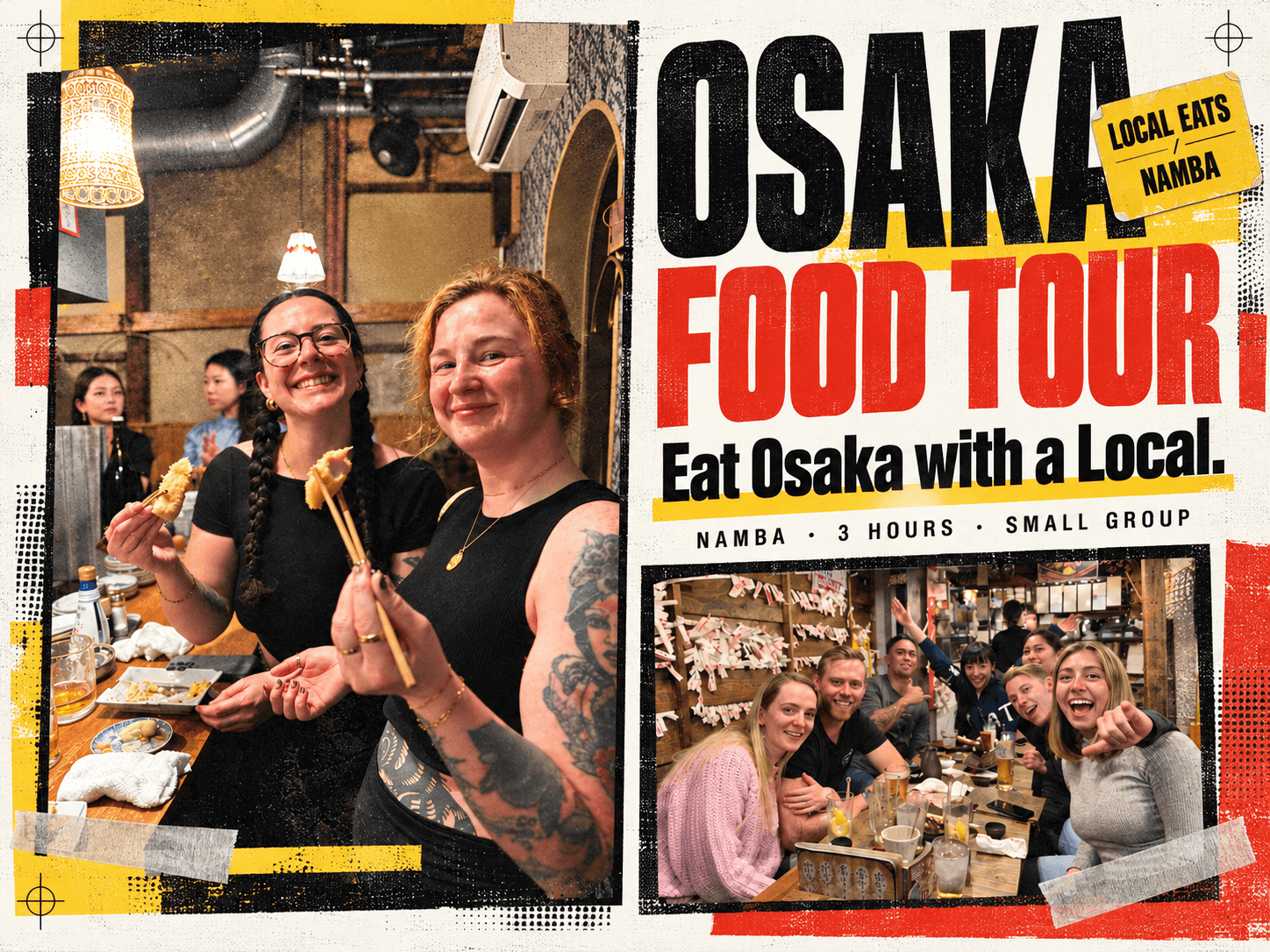 Osaka Namba Food Tour: Small-Group with Flexible Ordering