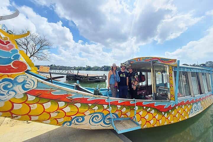 Private Hue Dragon Boat Tour Thien Mu Pagoda & Royal Tombs