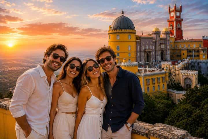Sintra, Pena Palace, Regaleira, Cabo Roca & Cascais(Max 8 People)