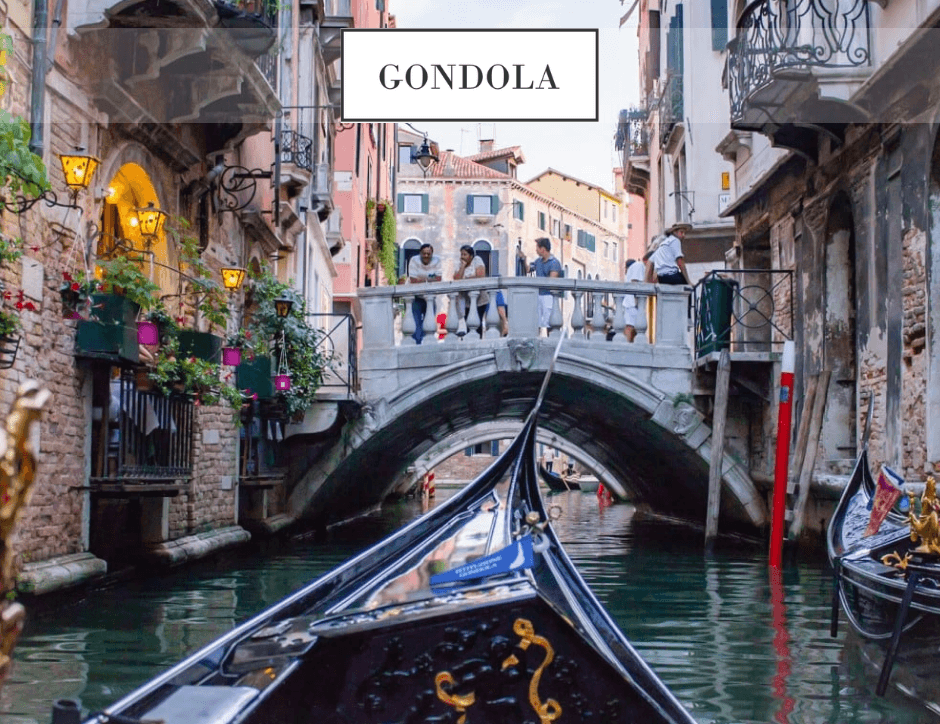Peaceful Shared Gondola Ride Along Grand Canal