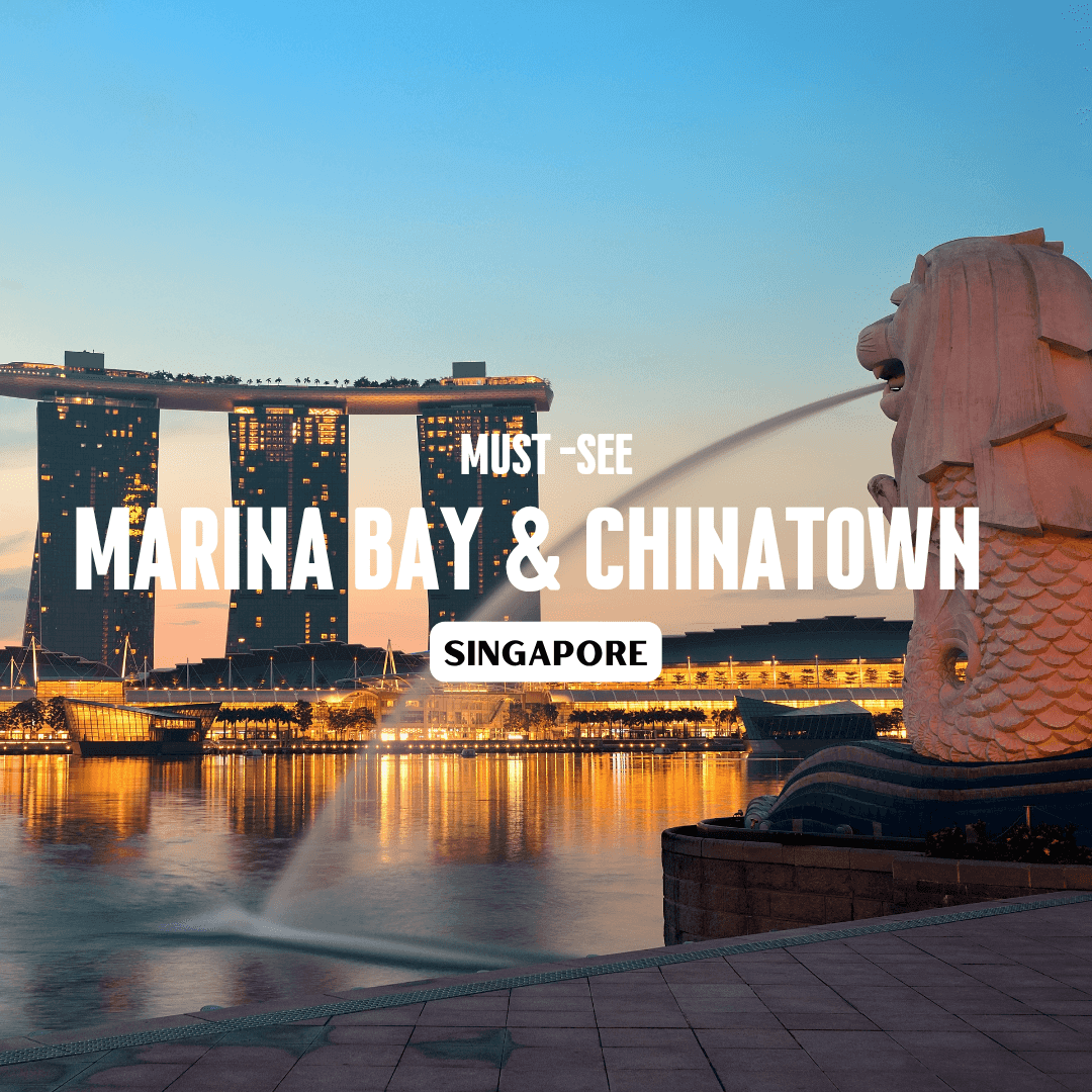 (Free eSIM) Singapore Marina Bay Wonders and Heritage Tales (Chinatown)