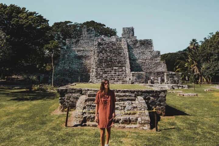 Cancun Sightseeing El Meco Site, Letters and Shopping