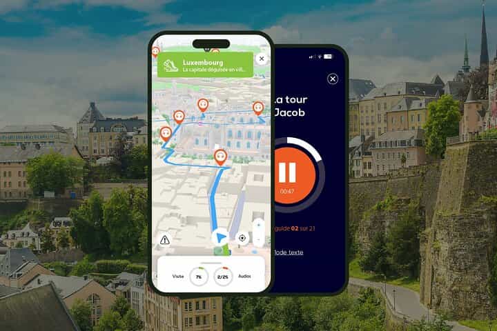 Luxembourg: 2.15 hour audio guided walking tour and 18 audio commentaries