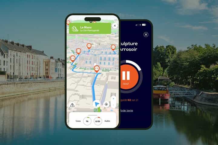 Le Mans: 1-hour audio guided walking tour and 20 audio commentaries