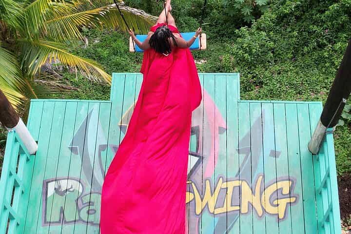 Flying Dress and Swing Photoshoot from Ocho Rios ports and Hotels