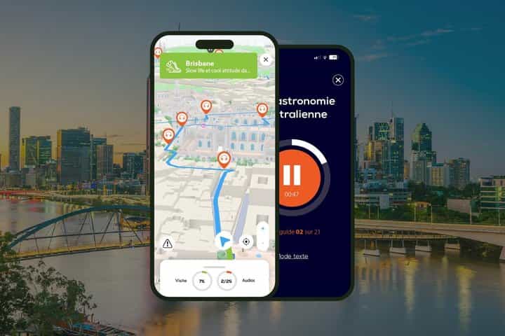 Brisbane 3:15 Guided Audio Walking Tour with 18 Audio Commentaries