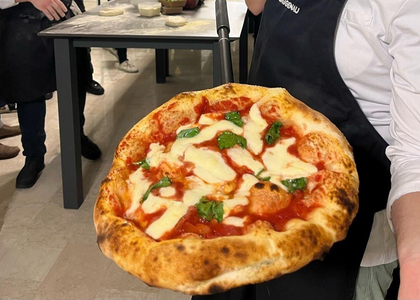 Crunchy Pizza, Wine Tasting and Chocolate Tiramisù