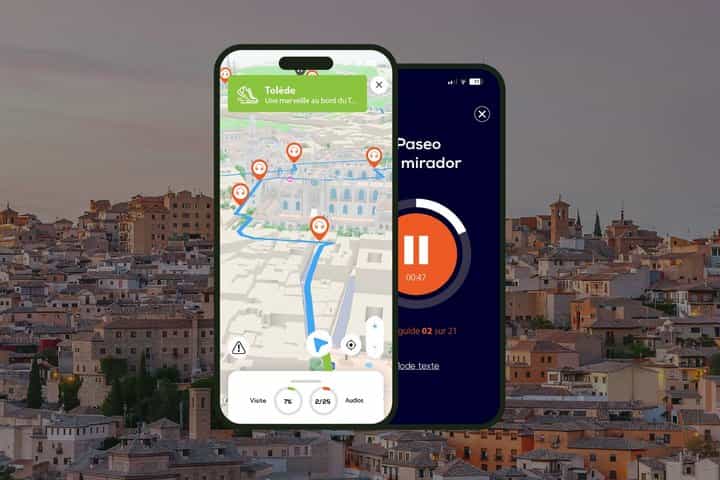 Toledo 2:10 self-guided audio walking tour and 24 audio commentaries