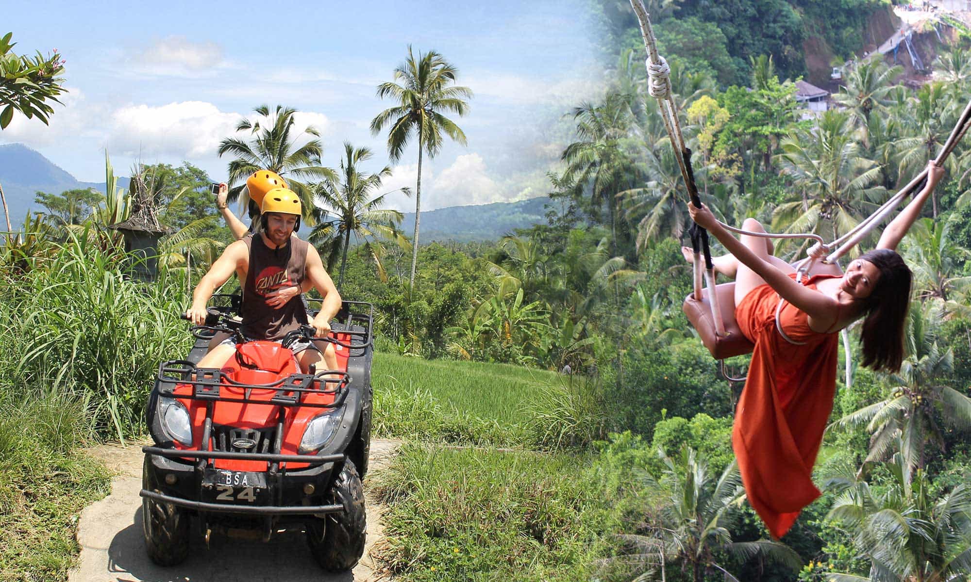 Full Day Bali Adventure with Quad Bike and Heaven Swing