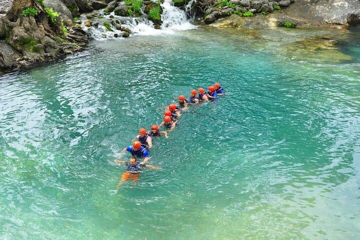 Canyoning Rafting and Zipline Adventure from Antalya