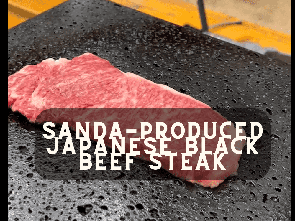 デザートに兵庫「さんだいちご」も味わえる。椎茸狩り・食育体験&三田産黒毛和牛ステーキコース。