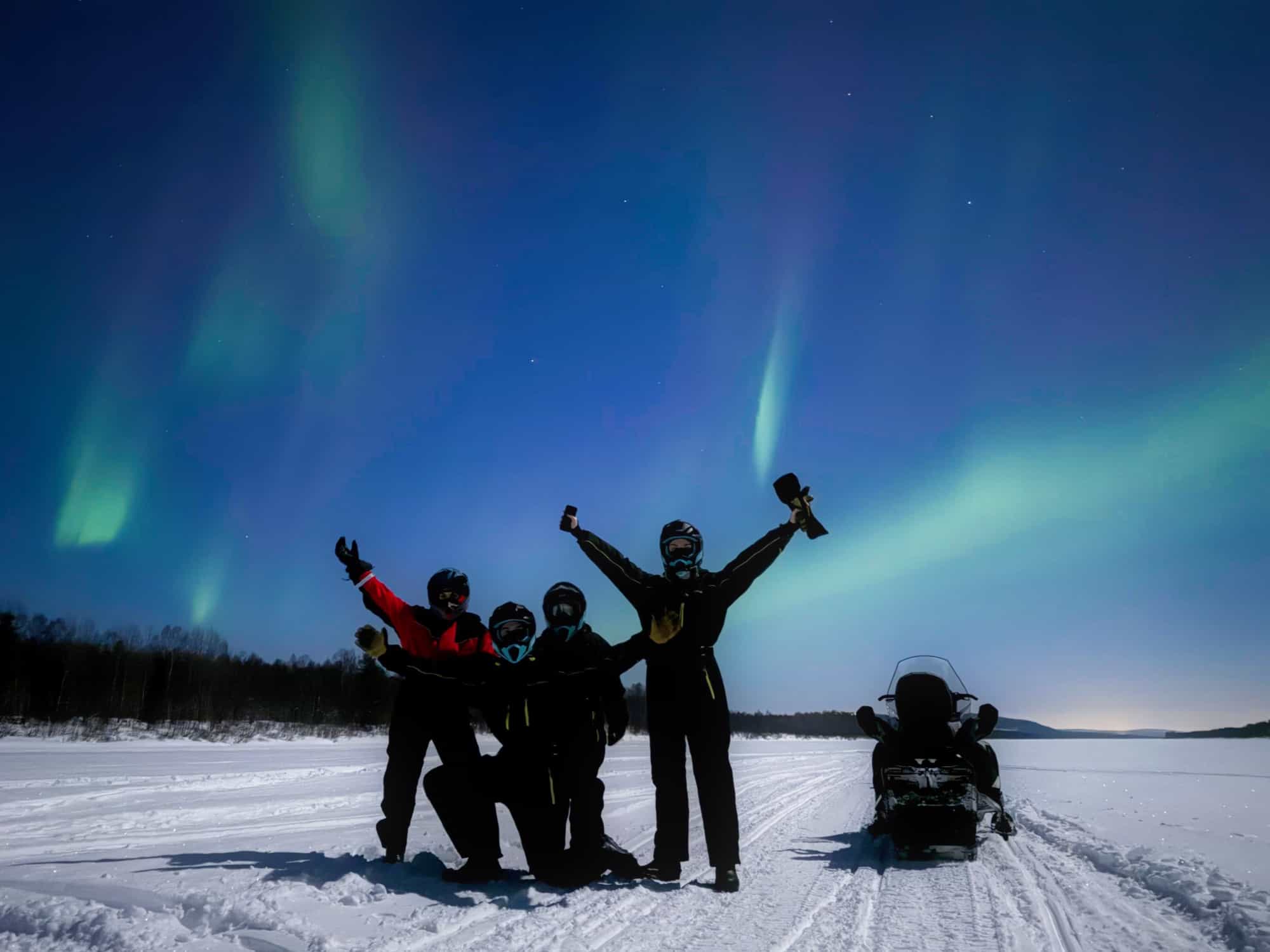 Northern Lights Snowmobile Safari from Rovaniemi Sinettä, 3 hours