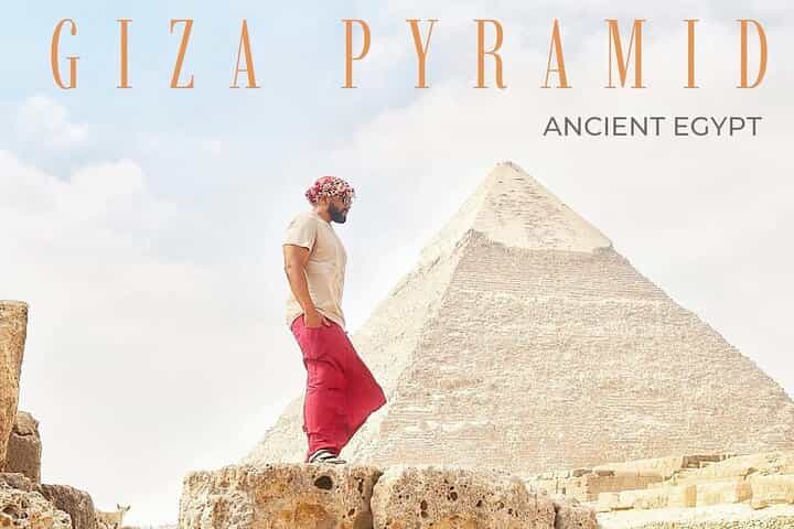 Private guide day Giza Pyramids &camel & Saqqara And Memphis